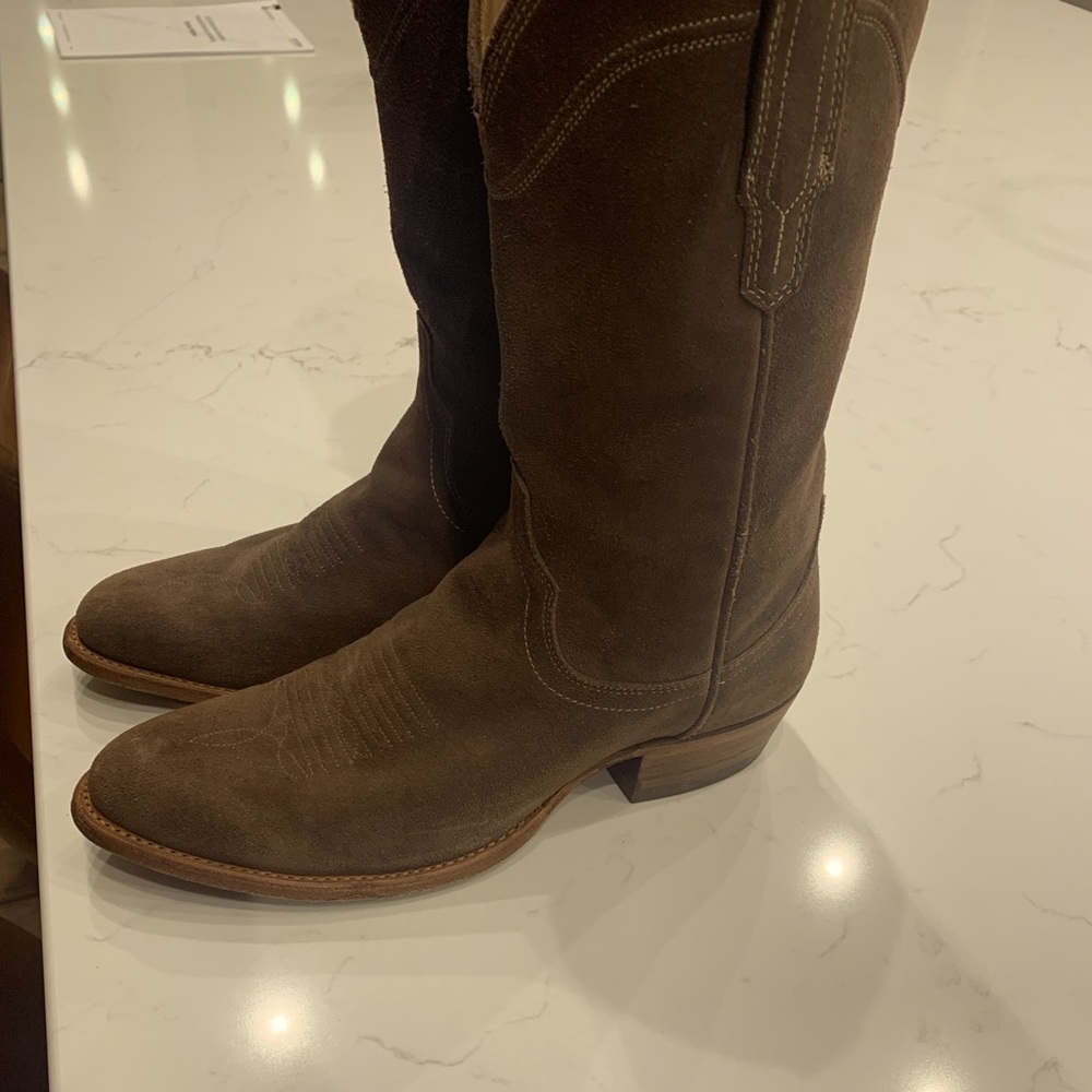 Tecovas Johnny - Suede Cowboy Boots